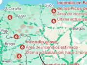 Más de 33 mil desalojados por los graves incendios en España.