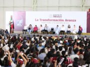 La presidenta Claudia Sheinbaum, acompañada por el gobernador Alejandro Armenta, presentó su primer Informe de actividades ante de más de 35 mil poblanas y poblanos.