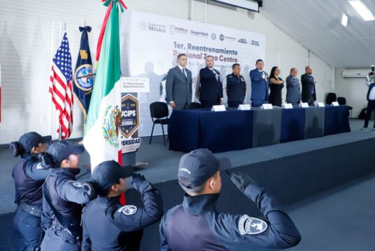 Organismos internacionales colaboran en entrenamiento de cuerpos de Seguridad; Puebla a la vanguardia