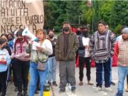 La organización 28 de octubre infiltrada en la manifestación de normalistas de Teteles, en donde además de quemar camiones, secuestraron a choferes.
