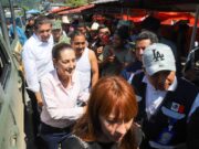 La Ceiba recibe atención prioritaria tras desastre natural, presidenta Sheinbaum atiende a damnificados